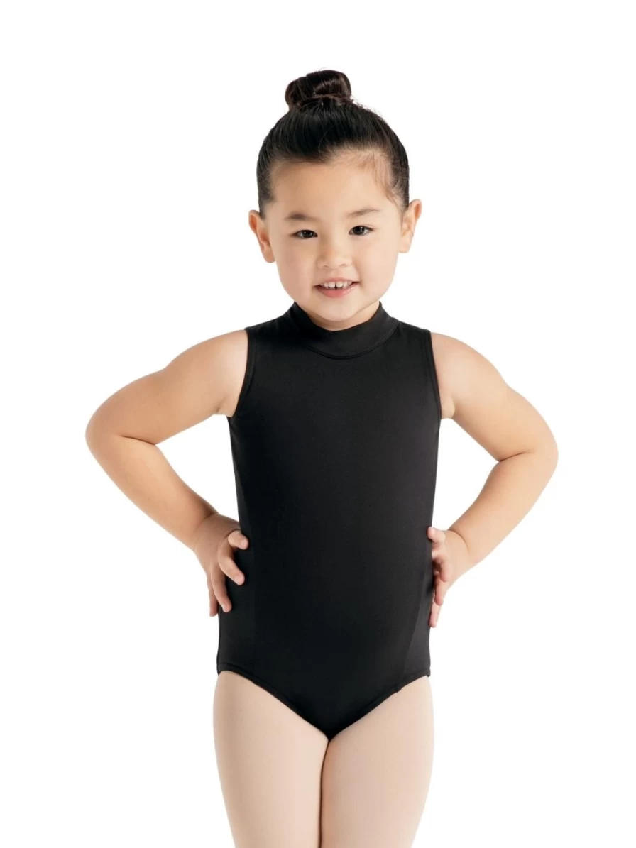 Capezio Girls Studio Collection High Neck Dance Leotard for Ballet & Performance