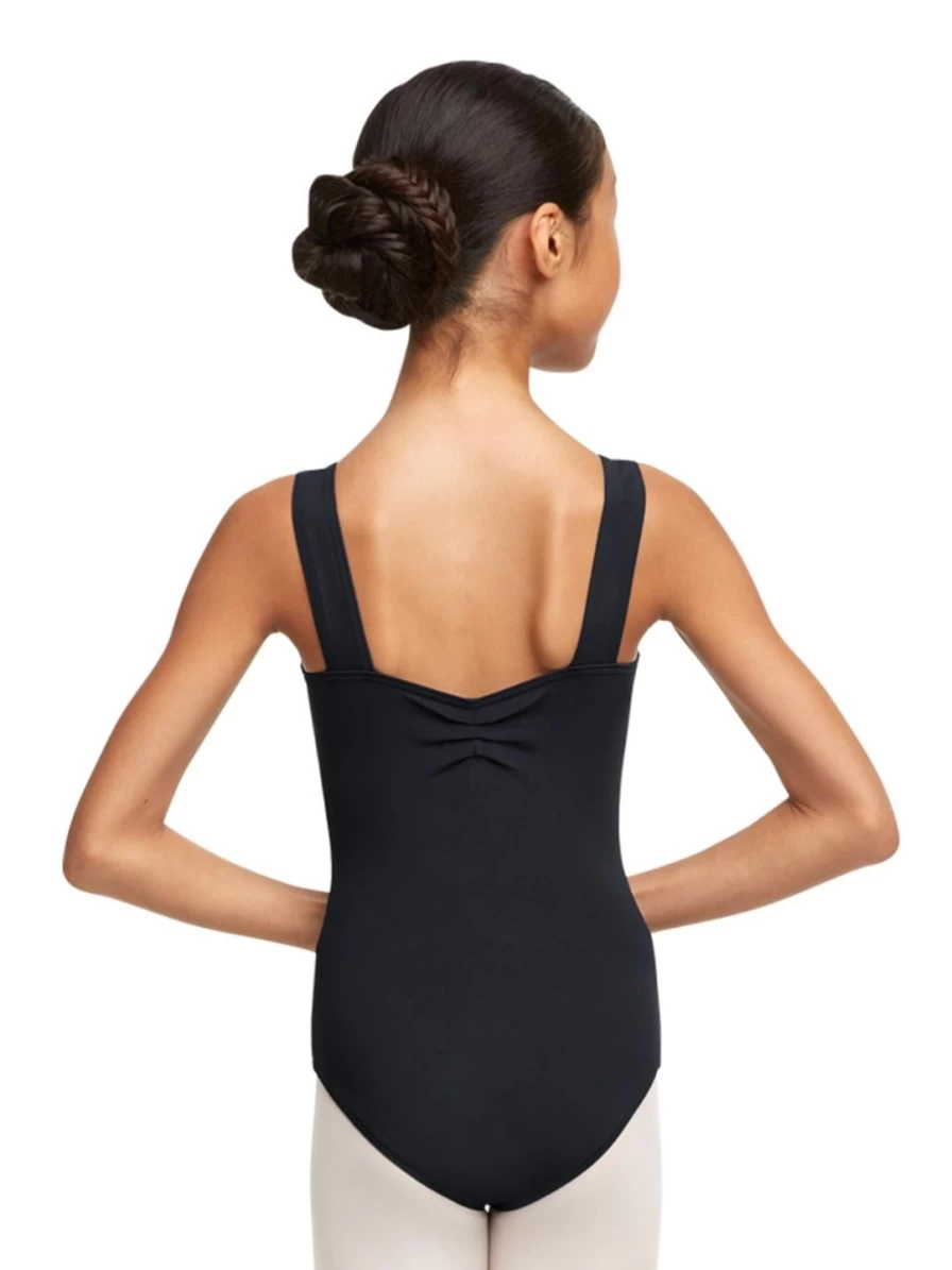 Capezio Girls Wide Strap Dance Leotard - Comfortable Ballet Leotards for Kids