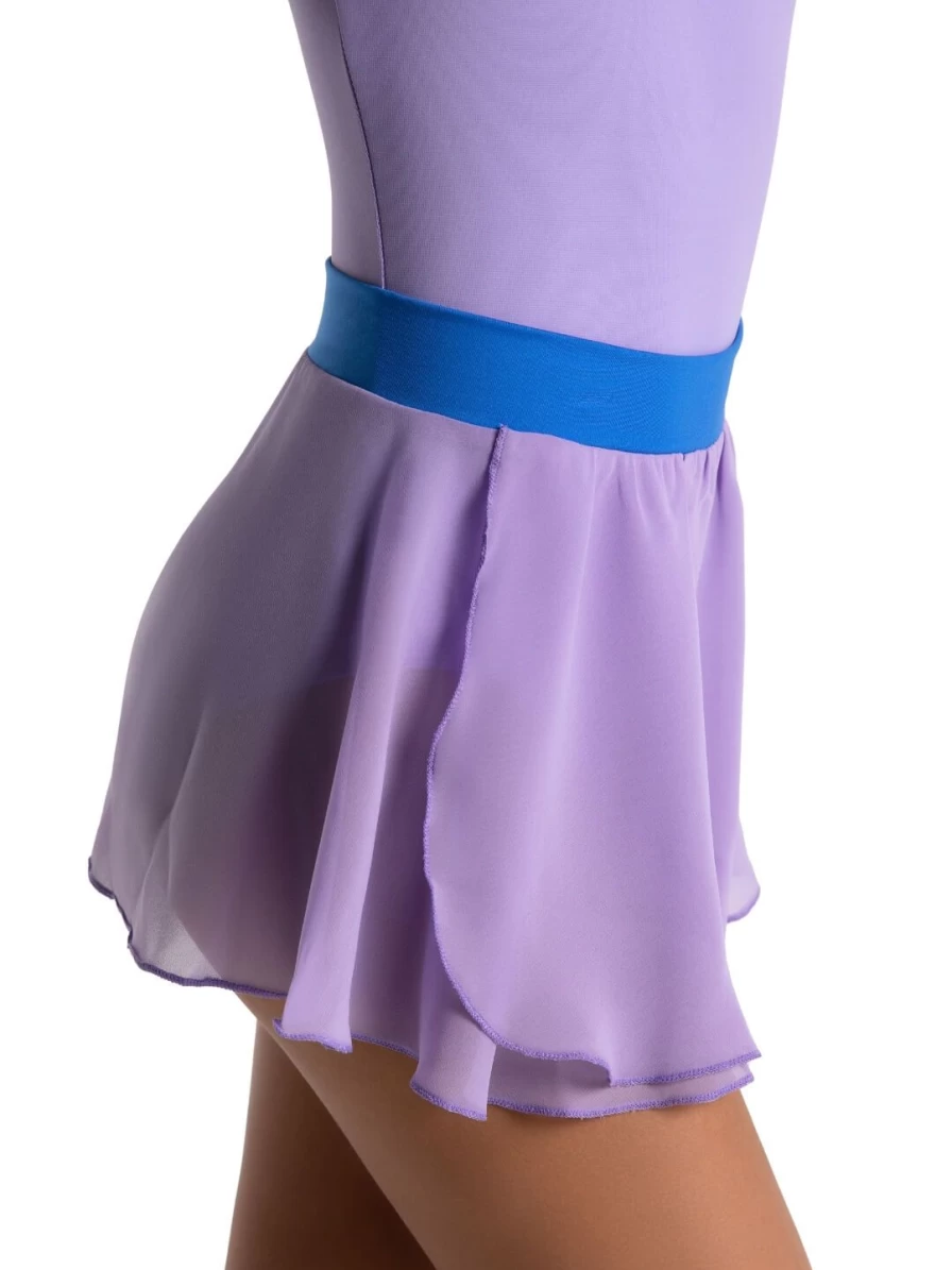 Capezio Girls' Color Pop Elastic Waist Pull-On Skirt - Vibrant Stretch Comfort