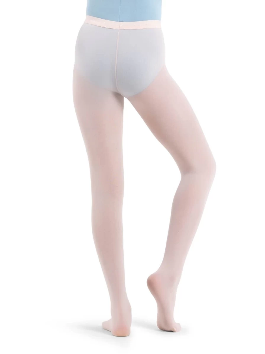 Capezio Girls Hold & Stretch Footed Dance Tights - Comfortable & Flexible
